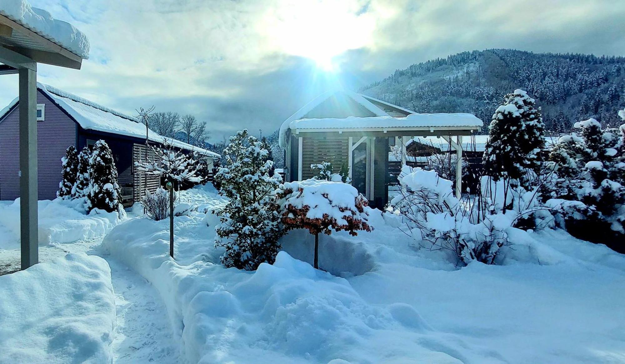 Tiny House Lavender Villa Podturen Bagian luar foto